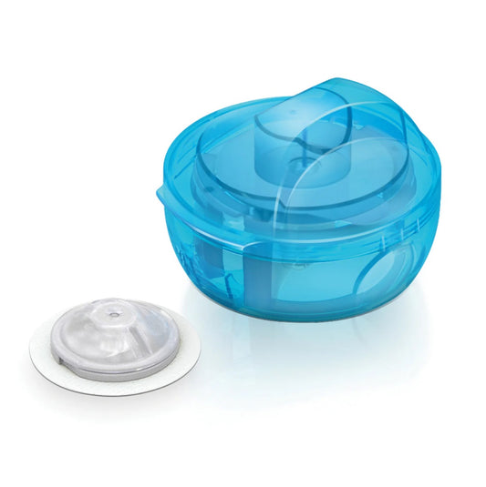 "i-Port Advance applicatie instructies", "i-Port Advance op huid geplaatst"