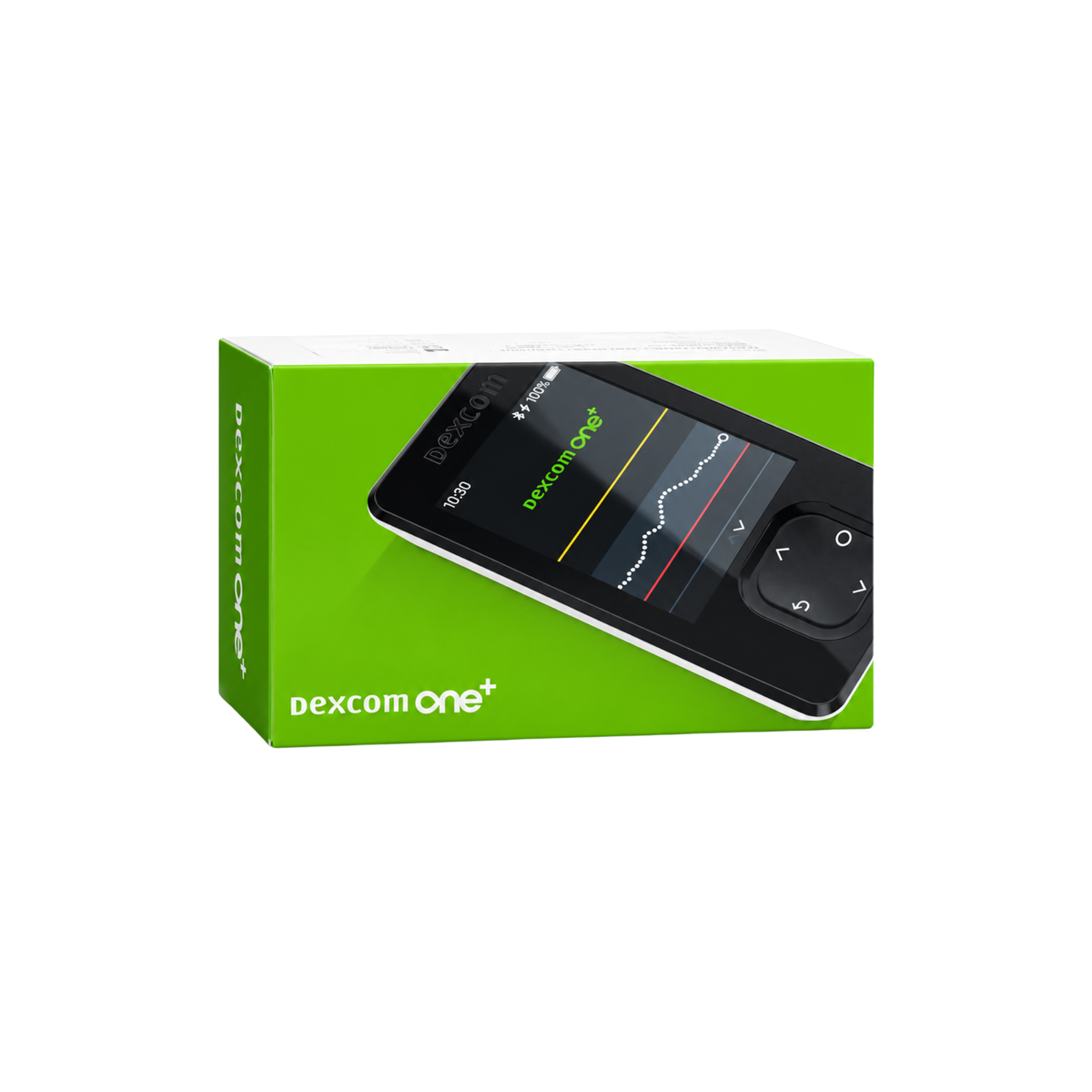 Dexcom ONE+ Receiver / Ontvanger (mg/dL) voorzijde verpakking