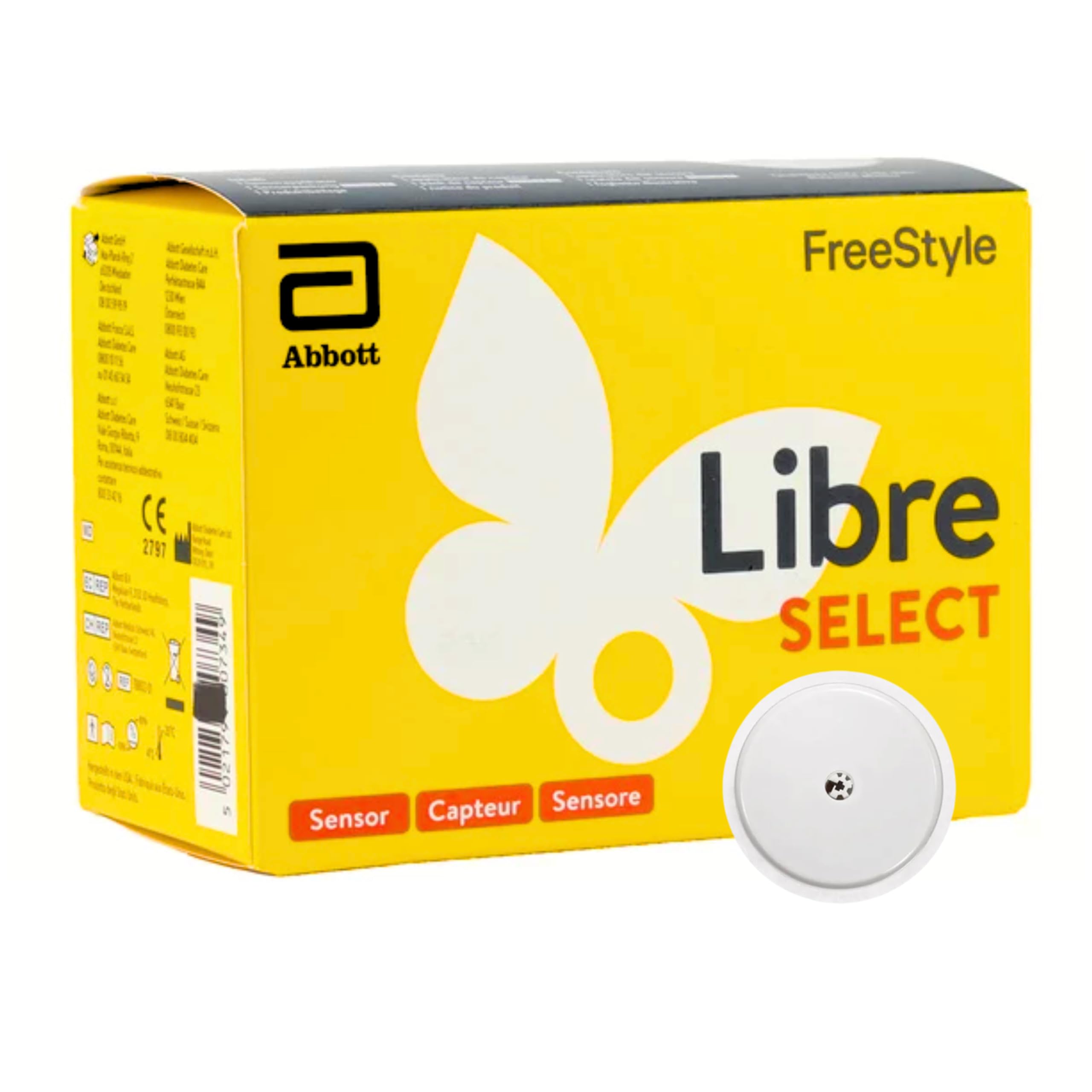Freestyle Libre Select Sensor kopen | Alarmloos glucose meten zonder prikken - 15 Dagen | Abbott