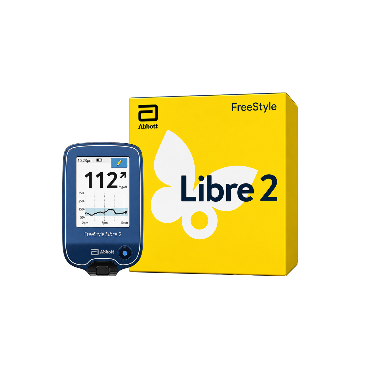 Abbott FreeStyle Libre 2 Reader mg/dL met originele verpakking