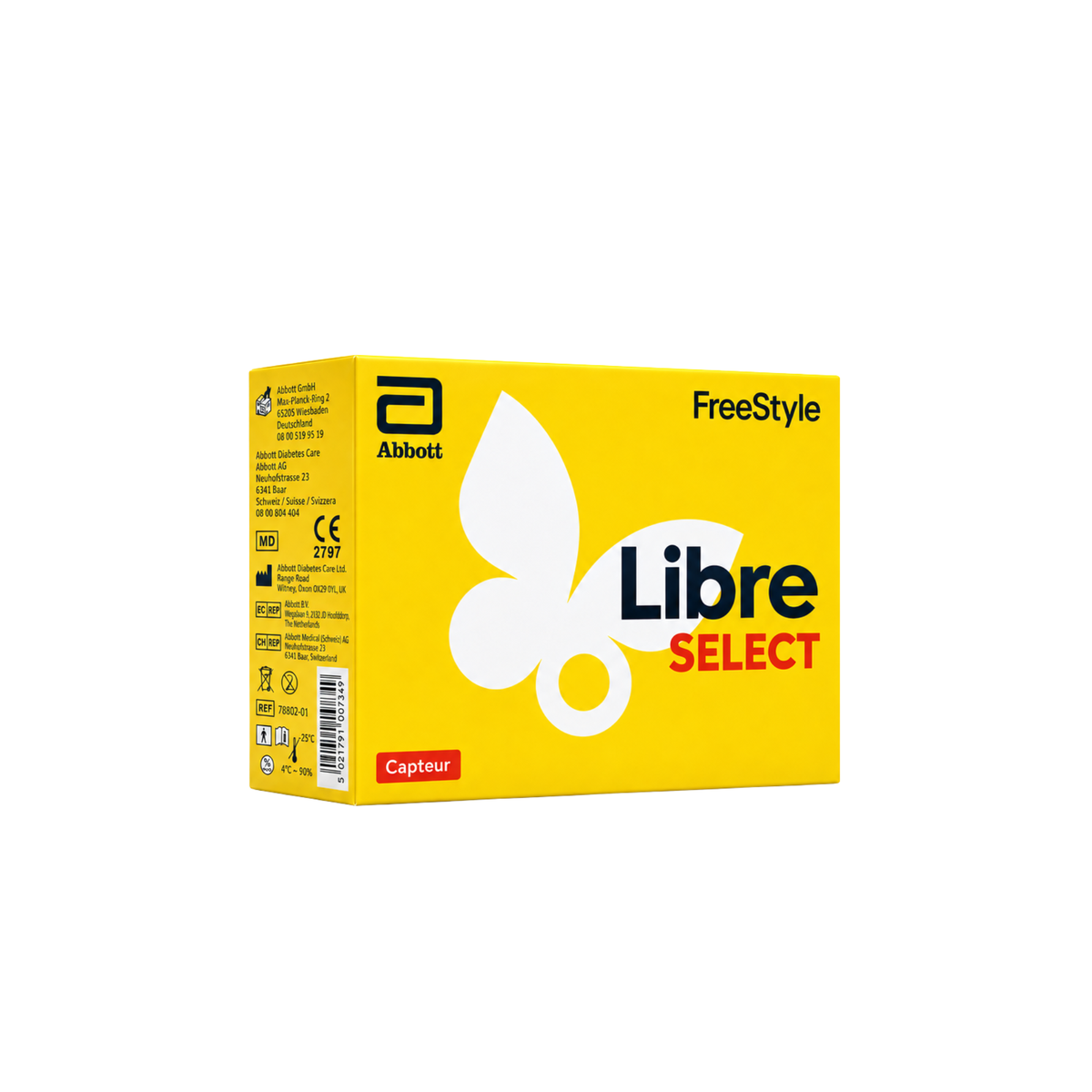 Verpakking van de Abbott FreeStyle Libre Select sensor