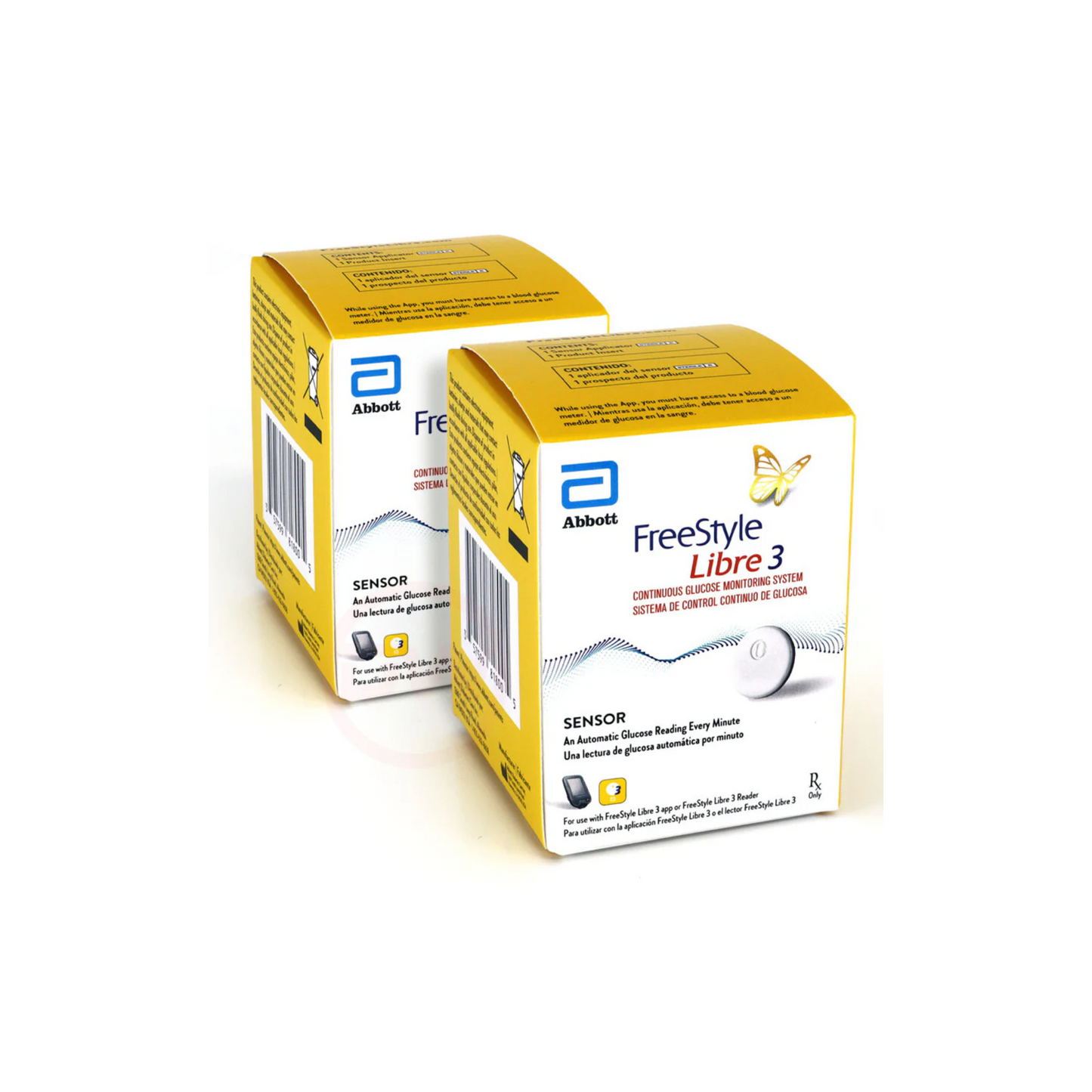  "Freestyle Libre 3 sensor met smartphone app", "Freestyle Libre 3 sensor applicatie instructies"