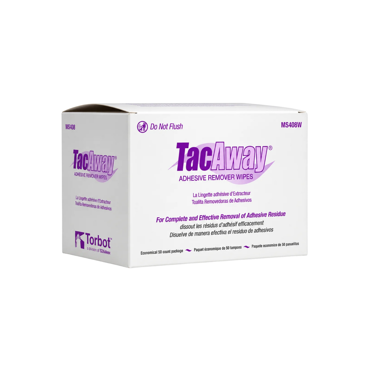 TacAway Adhesive Wipes (50 stuks) voor extra kleefkracht verpakking voor Dexcom, FreeStyle Libre en Omnipod beter hechten.